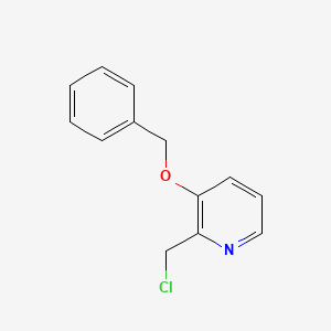 Chemical structure of 3-(Benzyloxy)-2-(chloromethyl)pyridine