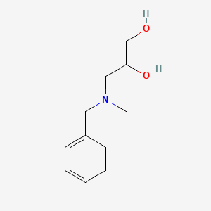 Chemical structure of 3-(Benzyl(methyl)amino)propane-1,2-diol