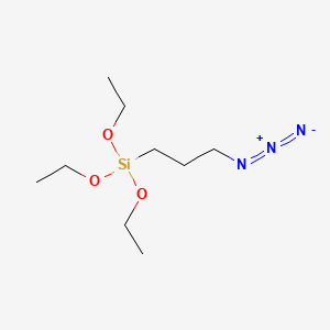 Chemical structure of 3-(Azidopropyl)triethoxysilane
