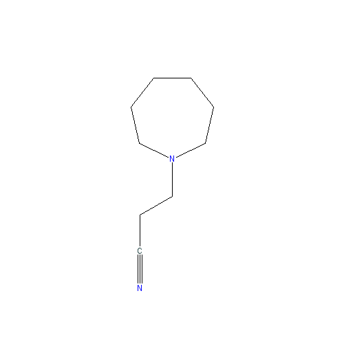 Chemical structure of 3-(Azepan-1-yl)propanenitrile