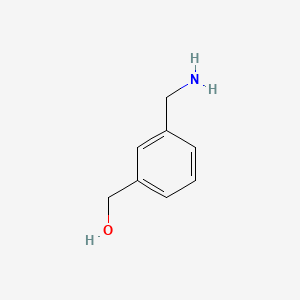 Chemical structure of 3-(Aminomethyl)benzyl Alcohol