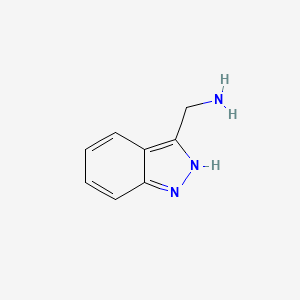 Chemical structure of 3-(Aminomethyl)-1H-indazole