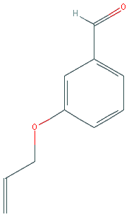 Chemical structure of 3-(allyloxy)benzaldehyde