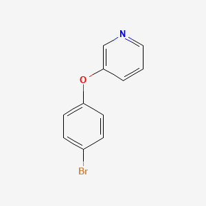 Chemical structure of 3-(5-Bromopyridin-3-yl)phenol