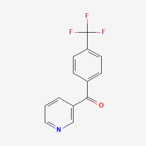 Chemical structure of 3-(4-Trifluoromethylbenzoyl)pyridine