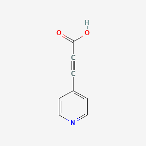 Chemical structure of 3-(4-Pyridyl)propiolic Acid