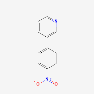 Chemical structure of 3-(4-Nitrophenyl)Pyridine