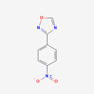 Chemical structure of 3-(4-nitrophenyl)-1,2,4-oxadiazole