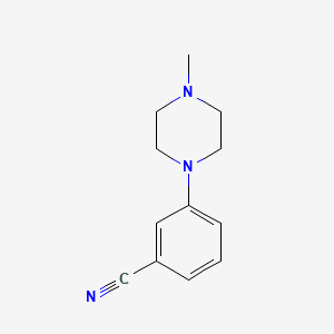Chemical structure of 3-(4-Methylpiperazin-1-yl)benzonitrile