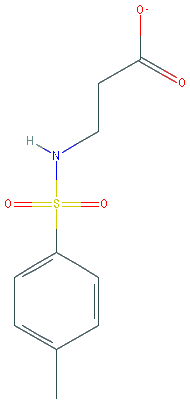 Chemical structure of 3-(4-Methylphenylsulfonamido)propanoic acid