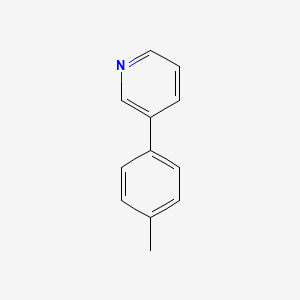 Chemical structure of 3-(4-Methylphenyl)pyridine