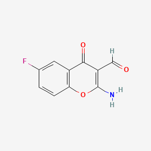 Chemical structure of 3-(4-Fluorophenyl)isoxazole-5-carboxylic acid