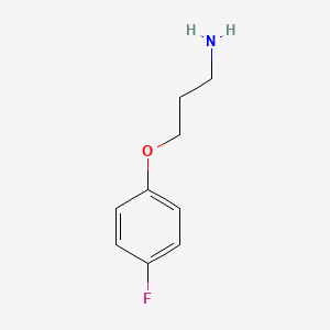 Chemical structure of 3-(4-Fluorophenoxy)propylamine