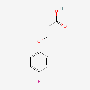 Chemical structure of 3-(4-Fluorophenoxy)propionic acid
