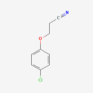 Chemical structure of 3-(4-Chlorophenoxy)propanenitrile