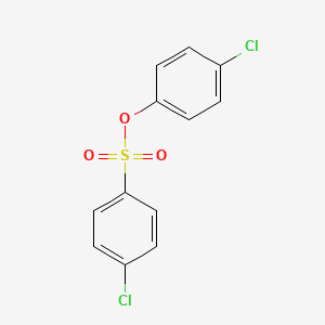 Chemical structure of 3-(4-chlorophenoxy)benzenesulfonyl Chloride