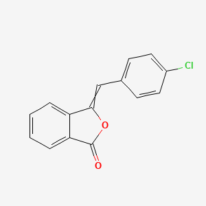 Chemical structure of 3-(4-Chlorobenzal)phthalide