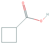 Chemical structure of 3-(4-Bromophenyl)cyclobutanecarboxylic acid