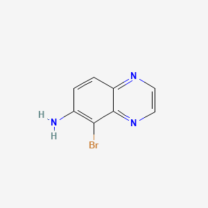 Chemical structure of 3-(4-Bromophenyl)-1H-[1,2,4]triazole