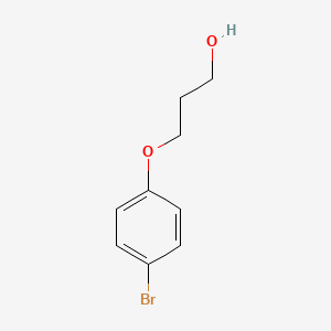 Chemical structure of 3-(4-Bromophenoxy)propan-1-ol