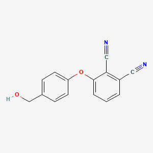 Chemical structure of 3-(4-(Hydroxymethyl)phenoxy)phthalonitrile