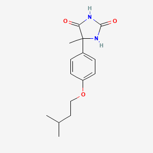 Chemical structure of 4-Methoxy-3-(3-morpholinopropoxy)benzonitrile