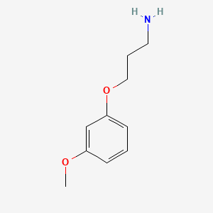 Chemical structure of 3-(3-Methoxyphenoxy)propylamine