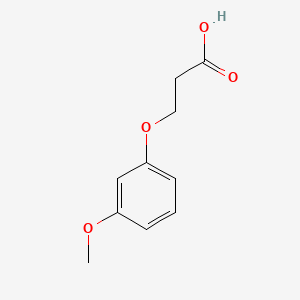 Chemical structure of 3-(3-Methoxyphenoxy)propionic Acid