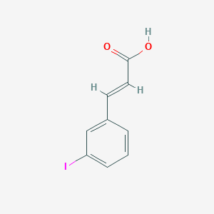 Chemical structure of 3-(3-Iodophenyl)acrylic acid