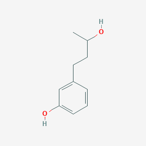 Chemical structure of 3-(3-Hydroxybutyl)phenol