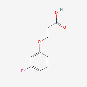 Chemical structure of 3-(3-Fluorophenoxy)propionic Acid
