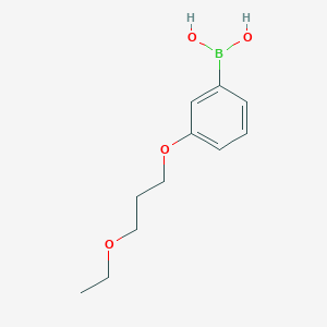 Chemical structure of 3-(3-Ethoxypropoxy)phenylboronic acid