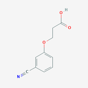 Chemical structure of 3-(3-Cyanophenoxy)propionic Acid