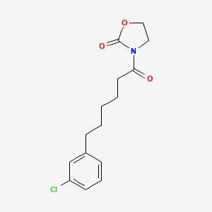 Chemical structure of 3-(3-Chloropropyl)-7,8-dimethoxy-1H-3-benzazepin-2(3H)-one