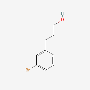 Chemical structure of 3-(3-Bromophenyl)propan-1-ol