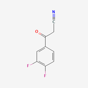Chemical structure of 3,4-Difluorobenzoylacetonitrile