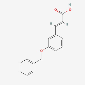 Chemical structure of 3-(3-(Benzyloxy)phenyl)acrylic acid