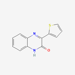 Chemical structure of 3-(2-Thienyl)-2(1H)-quinoxalinone