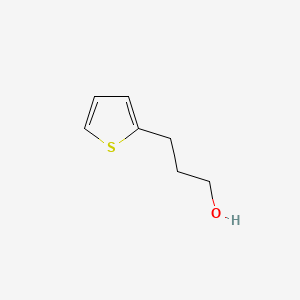 Chemical structure of 3-(2-Thienyl)-1-propanol