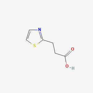 Chemical structure of 3-(2-Thiazolyl)propionic Acid