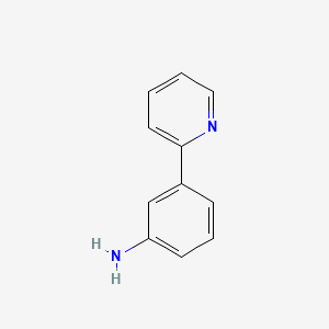 Chemical structure of 3-(2-Pyridyl)aniline