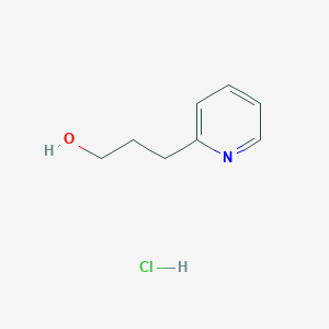 Chemical structure of 3-(2-Pyridyl)-1-propanol Hydrochloride