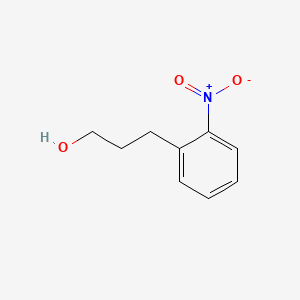Chemical structure of 3-(2-Nitrophenyl)propan-1-ol