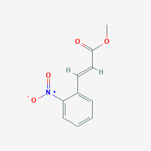 Chemical structure of (E)-Methyl 3-(2-nitrophenyl)acrylate