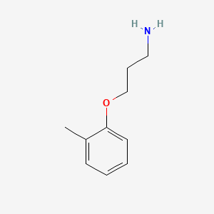 Chemical structure of 3-(2-Methylphenoxy)propylamine