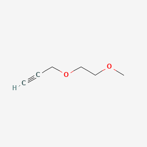 Chemical structure of 3-(2-Methoxyethoxy)prop-1-yne