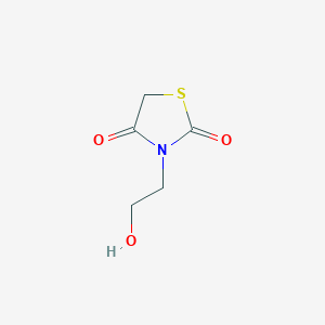 Chemical structure of 3-(2-Hydroxyethyl)thiazolidine-2,4-dione