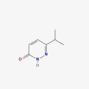 Chemical structure of 6-Isopropyl-3-pyridazinone