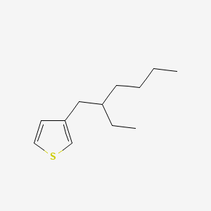 Chemical structure of 3-(2-Ethylhexyl)thiophene