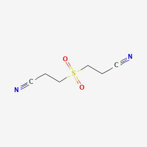 Chemical structure of 3,3'-Sulfonyldipropionitrile